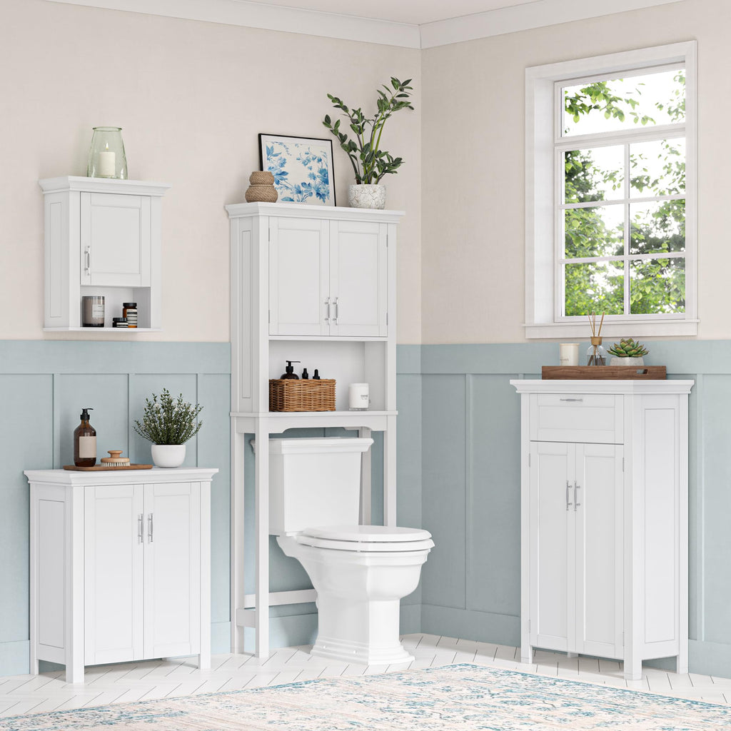 White Wall Mount Medicine Cabinet Z935