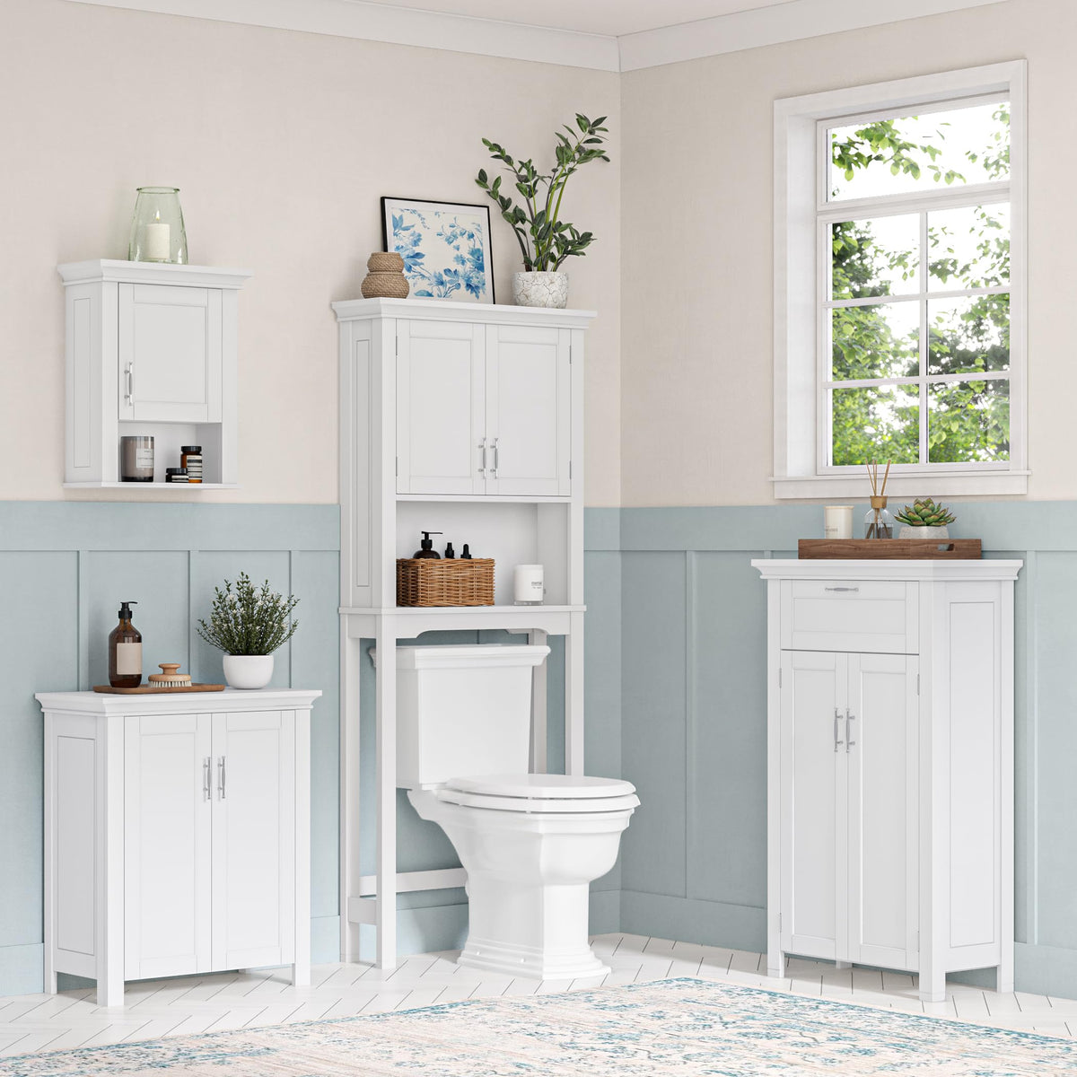 White Wall Mount Medicine Cabinet Z935