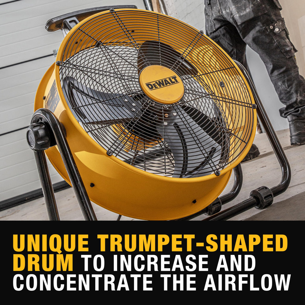 20 Inch Adjustable Tilting Drum Fan J9549