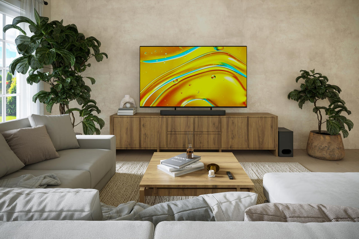 55-Inch 4K Mini LED Smart TV & 3.1.2ch Soundbar with Wireless Subwoofer Bundle S555226