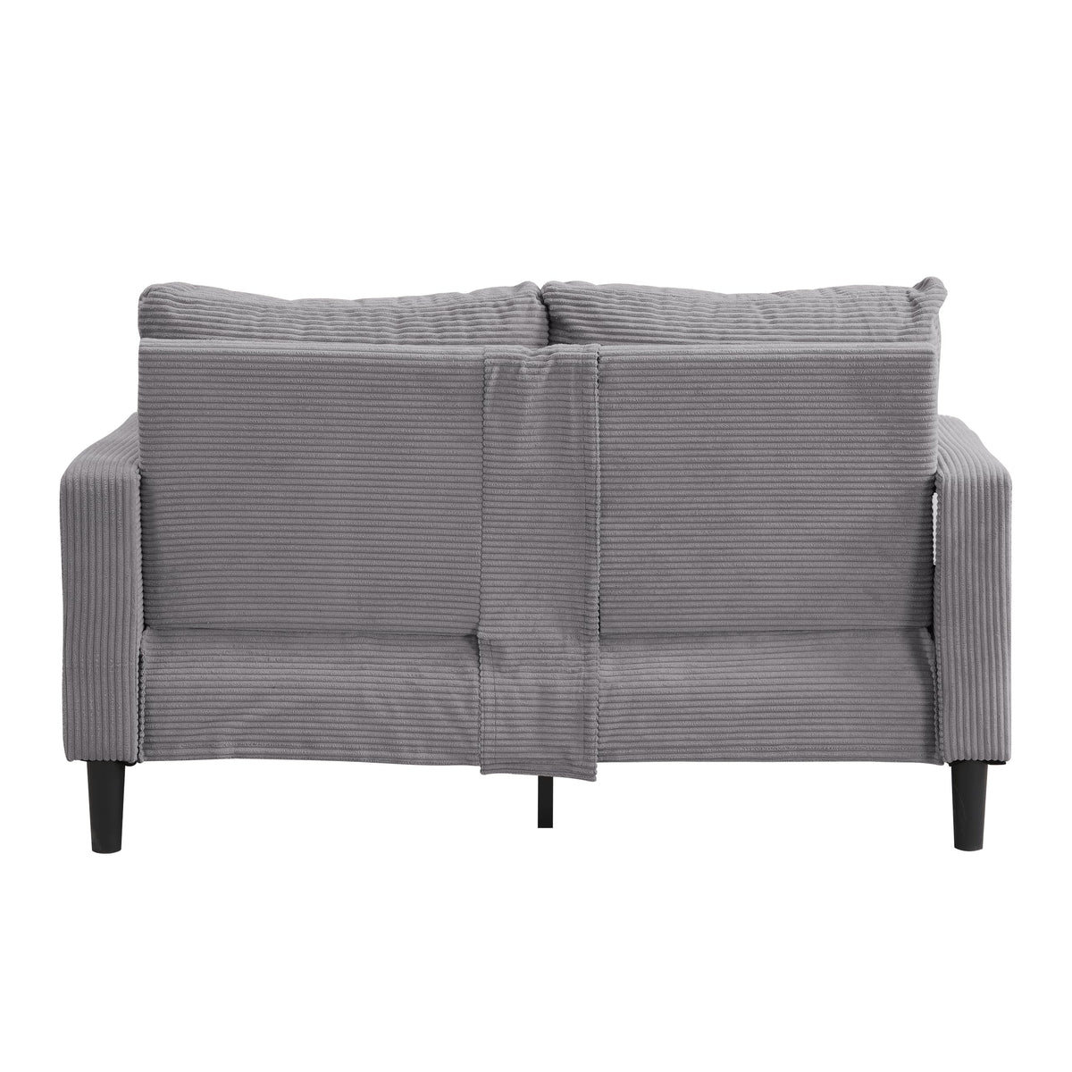 Light Gray Upholstered Loveseat Sofa J111096