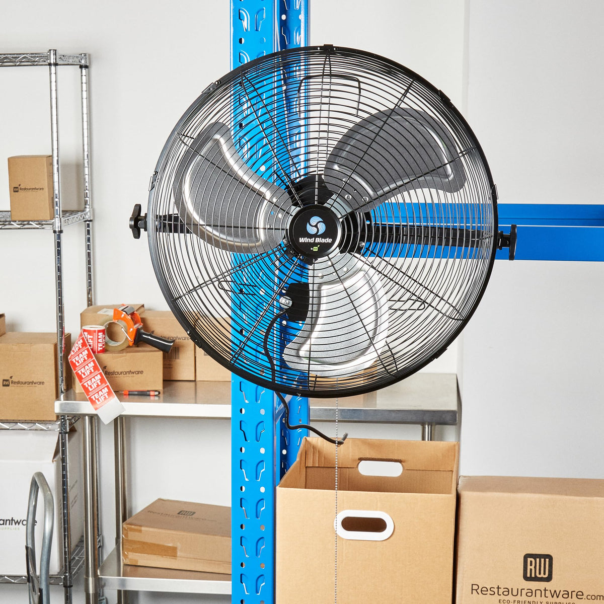 24 Inch Steel Industrial Wall-Mount Fan W940