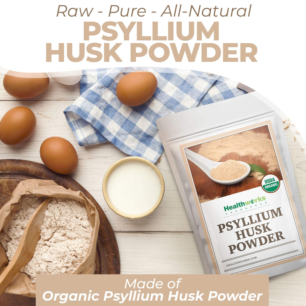 Organic Psyllium Husk Powder 2 lb Q230