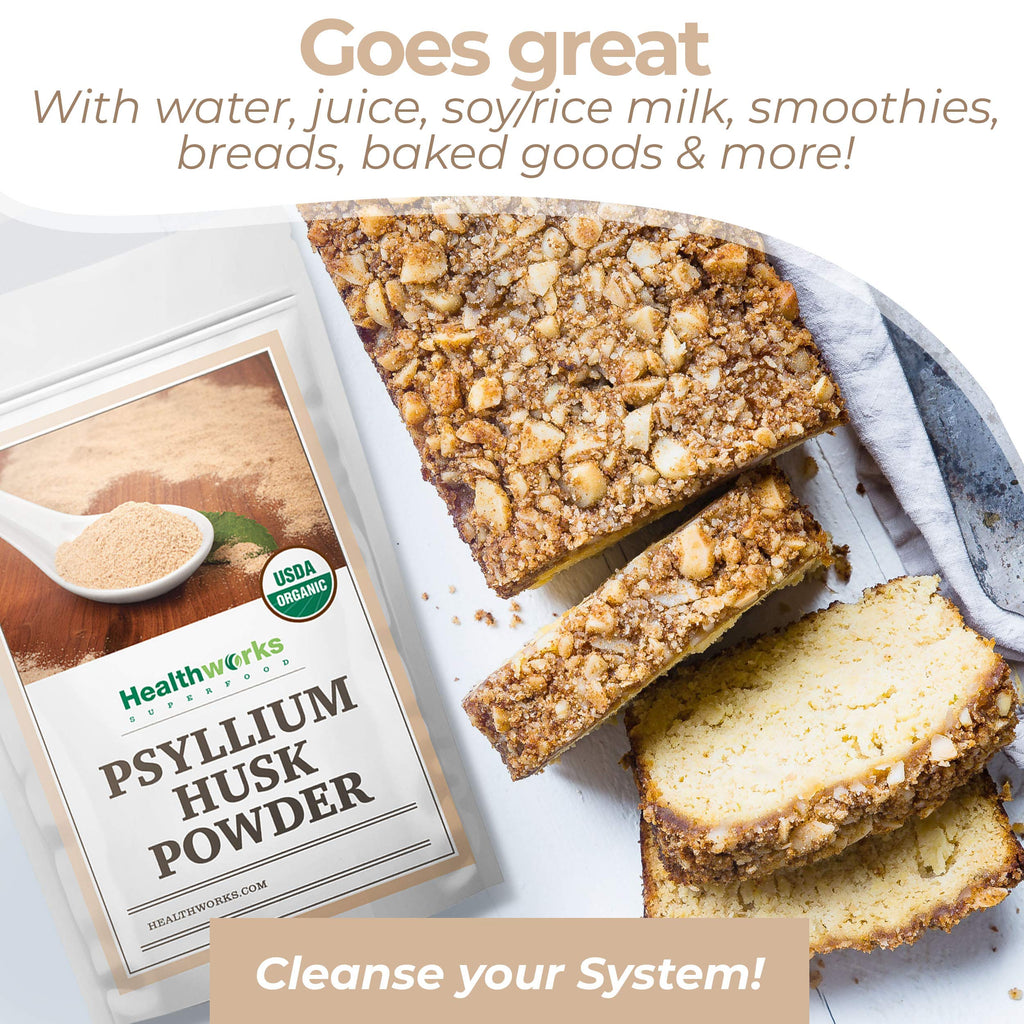 Organic Psyllium Husk Powder 2 lb Q230