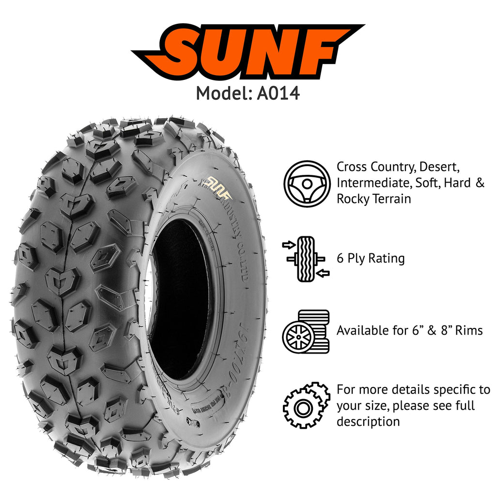 19x7-8 Tubeless 6 Ply Set of 4 W639550