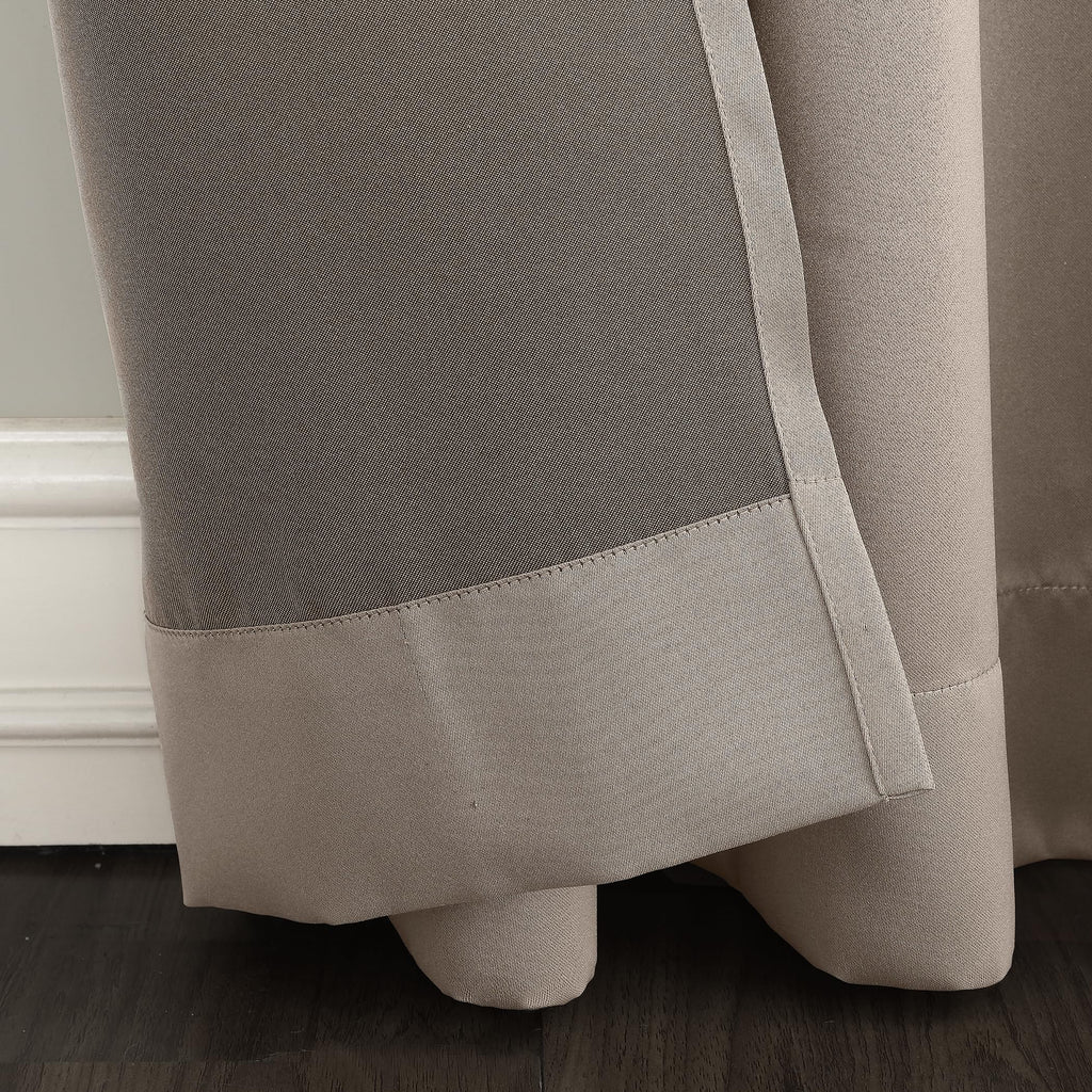 Energy Efficient Grommet Curtain Panel, 100" x 84", Stone G8324